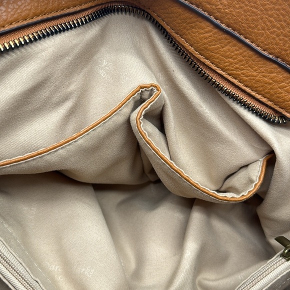 Darcy Marks London Carmel Color Leather Tote Bag TOT5608 - Picture 14 of 16